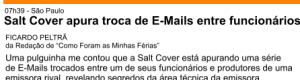 Misteriosas conversas via E-Mails agitam os bastidores da TV fictícia brasileira
